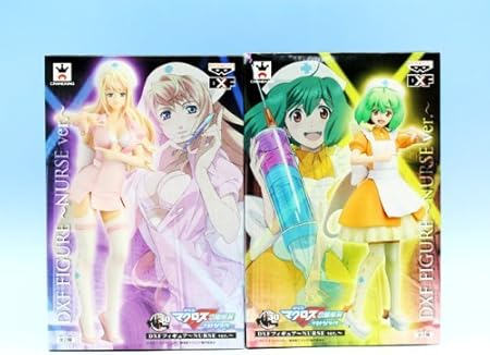 Amazon 劇場版マクロスf 恋離飛翼 サヨナラノツバサ Dxfフィギュア Nurse Ver 全２種フルセット ポスターおまけ フィギュア ドール 通販