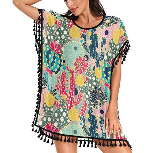 Women's Stylish Fashion Chiffon Tassel Beach Bikini Swimwear Bathing Suit Cover up