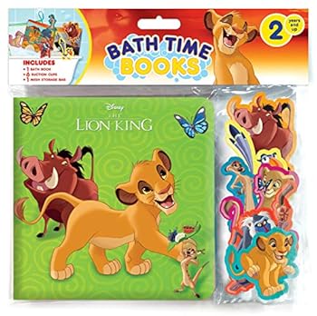 Paperback Disney Lion King Bath Time Books (EVA Bag Edition) Book