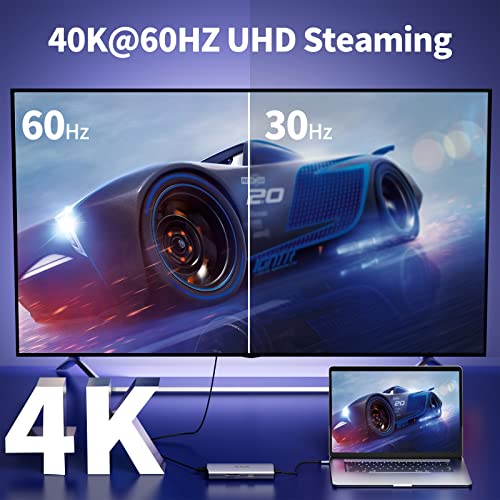 Ssk Usb C Hub Ethernet Adapter(10 In 1),10Gbps Usb C Splitter With 4K 60Hz Hdmi,10Gbps Usb C And 2 Usba Data Ports,100W Pd, Ethernet, Sd/Tf Usb3.2 Gen 2 Thunderbolt Hub Dock For Macbook Pro Hp Lenovo #TOP2