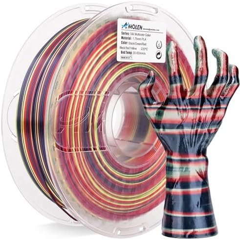 AMOLEN PLA Silk Red 1.00kg