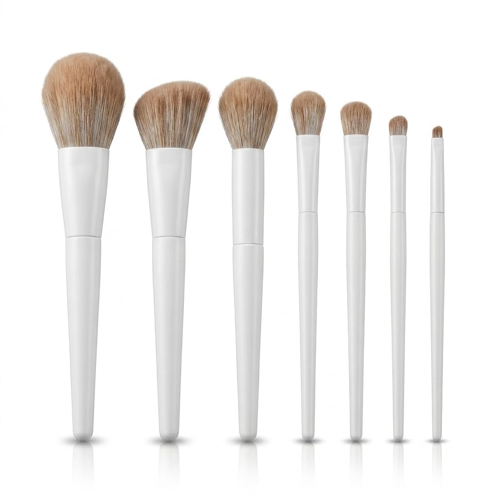Makeup Brushes, Professional Synthetic Makeup brushes Set Face Foundation Blush Eyeshadow Make Up Brushes 7 Pcs Set.-image-48