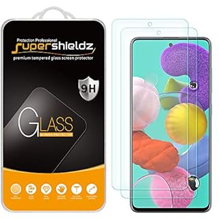 Supershieldz (2 Pack) Designed for Samsung Galaxy A53 5G / A52 / A52 5G / A51 / A51 5G / A51 5G UW Tempered Glass Screen Protector, Anti Scratch, Bubble Free