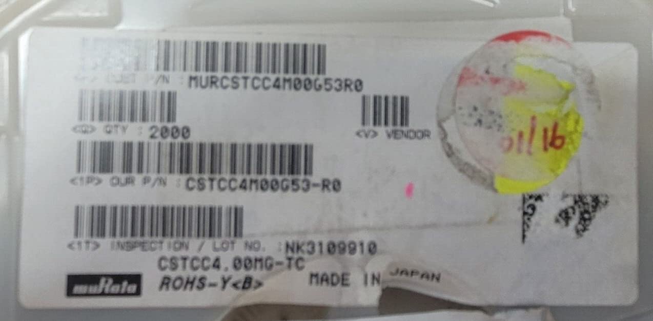 (1 PC) CSTCC4M00G53-R0 MURATA CER Resonator SMD