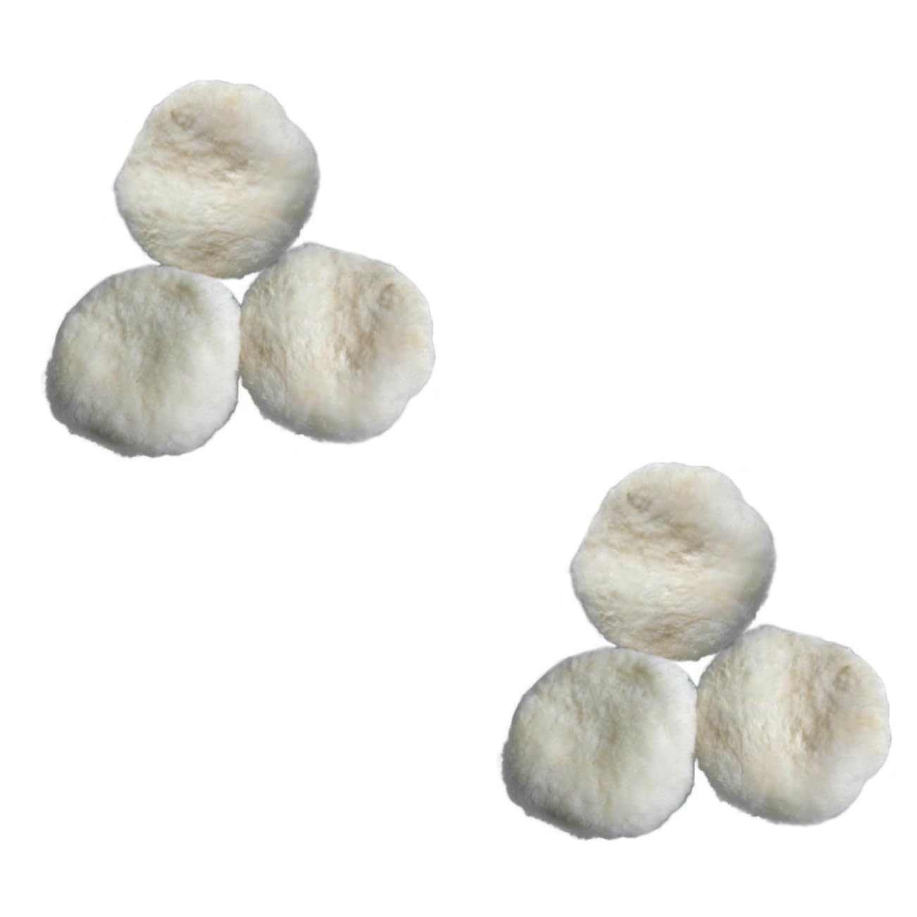 Mobestech 6stücke Woll-polierscheiben Für Effektives Schneiden Und Polieren Von Autolack Hochwertige Buffing Pads Für Rotation Und Glanz Ohne Beschädigung