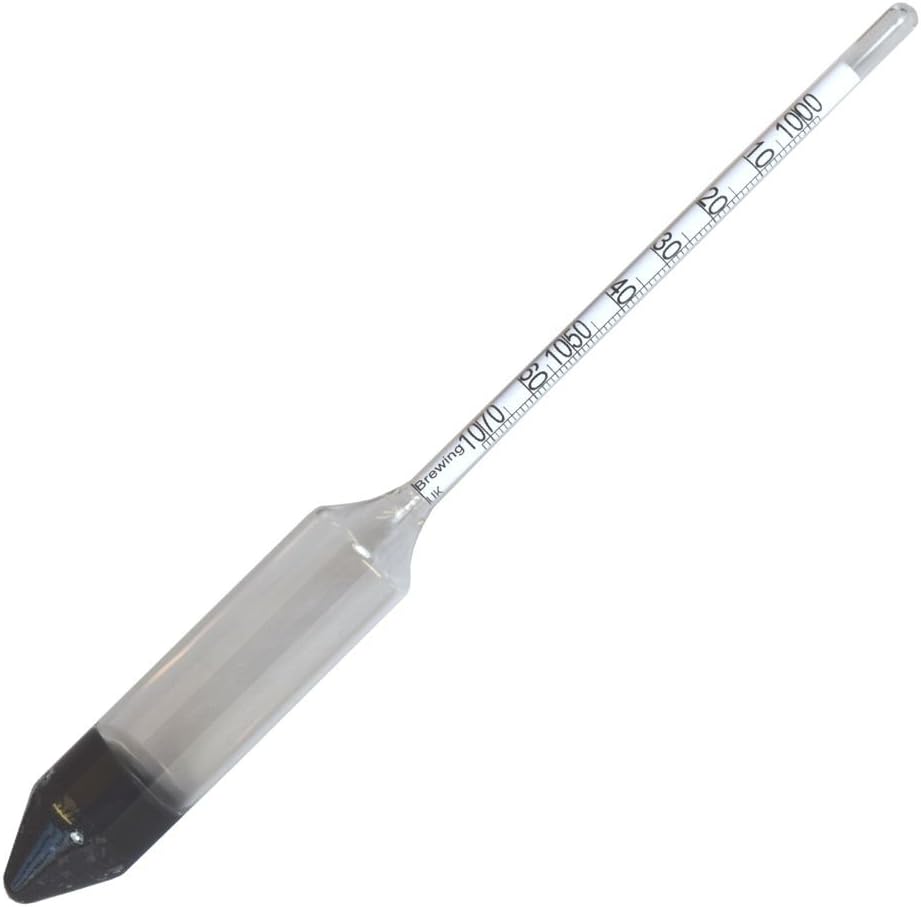 Bigger Jugs Hydrometer - Stevenson-Reeves Precision Single Scale for Wine & Beer Accurate & Easy to Read Range 0.98 to 1.070