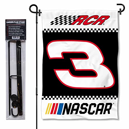 Dale Earnhardt Garden Flag and Flagpole Mount