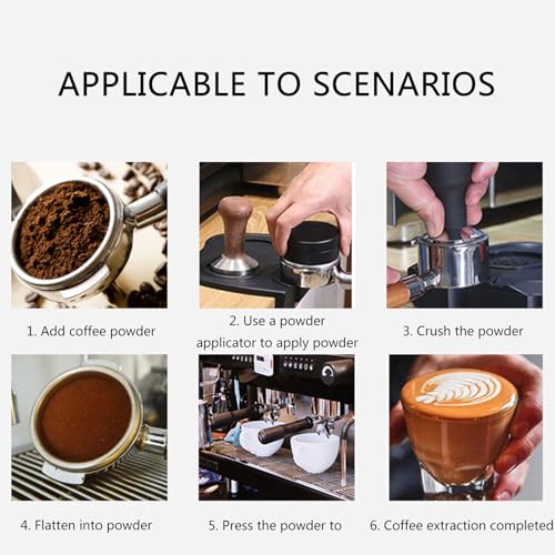 Tamper à café en acier inoxydable contre l'extraction irrégulière