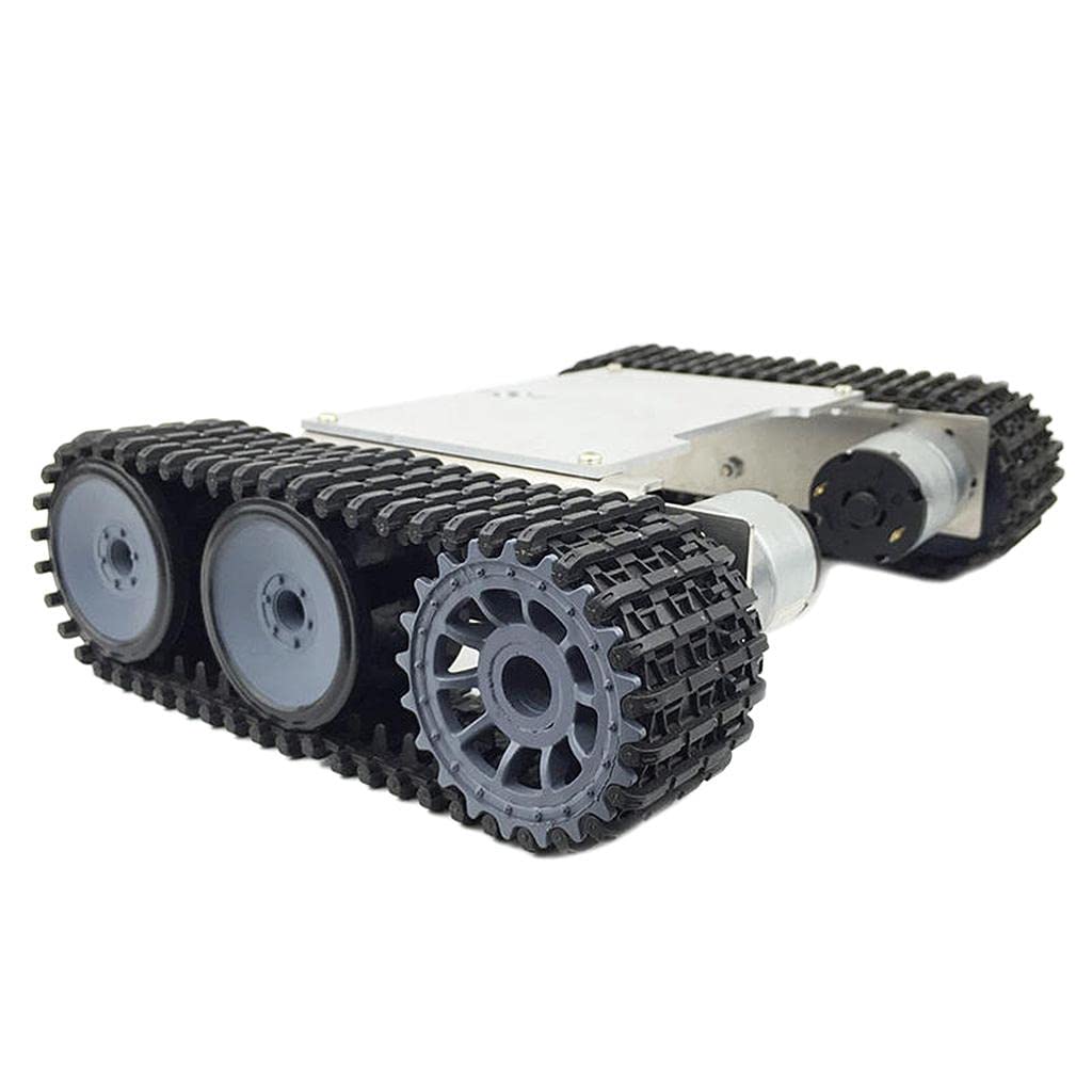 Sharplace Kit Châssis De Voiture Châssis Piste Chenille Transformant Robot pour Arduino