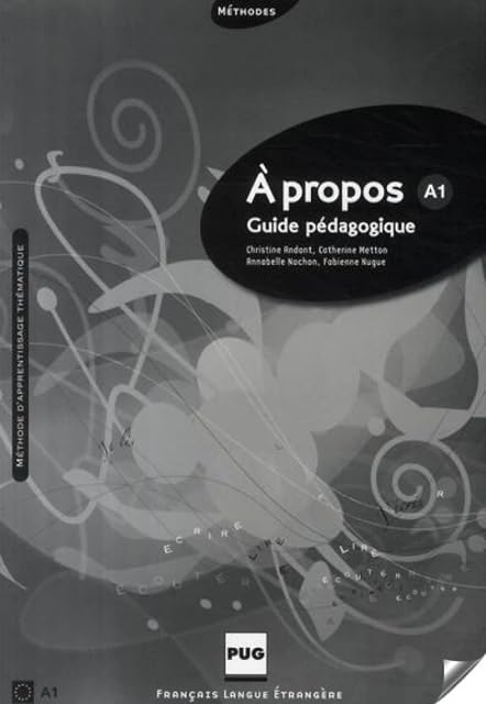 Portada de A Propos: Guide Pedagogique A1