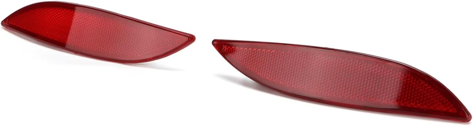 Compatible with Megane III 2008-2010 2011 2012 2013 2014 2015 2016 2Pcs Hatchback Rear Bumper Reflectors 265650004R 265600004R Turn Signal Lights Assembly