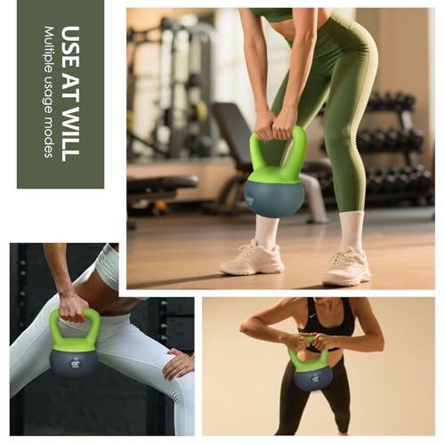 Kettle bell d'exercice portable ENERGI CORE avec poids rempli de sable fluide - 7