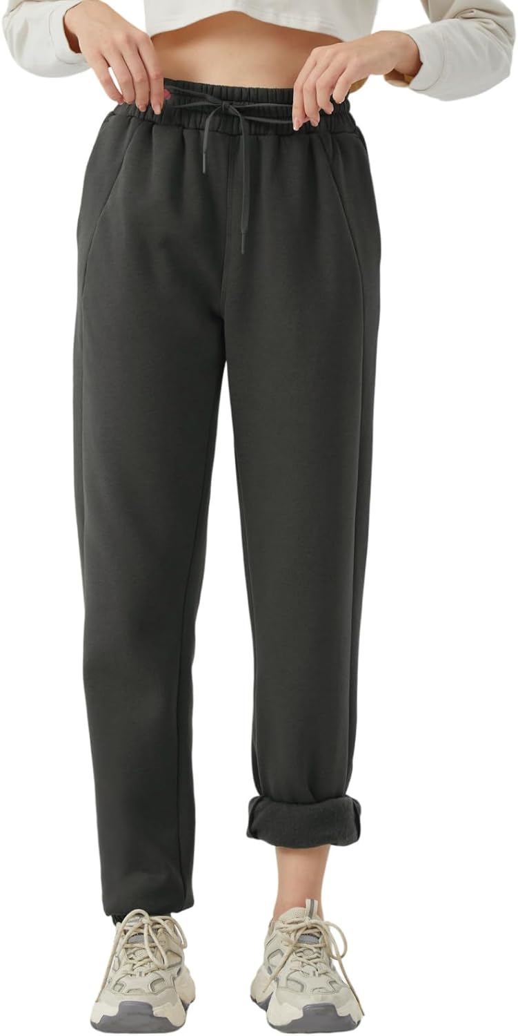 TTZ Women’s Tall Fleece Lined Sweatpants 32"/34" Inseam Extra Long Joggers for Tall Women