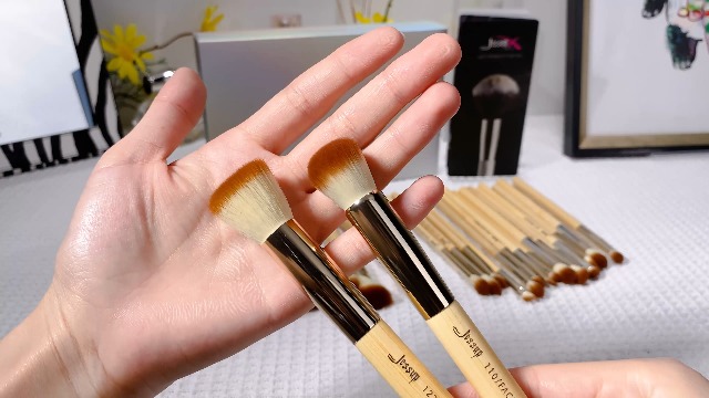 Amazon.com: Jessup Professional Bamboo Makeup Brushes, Premium