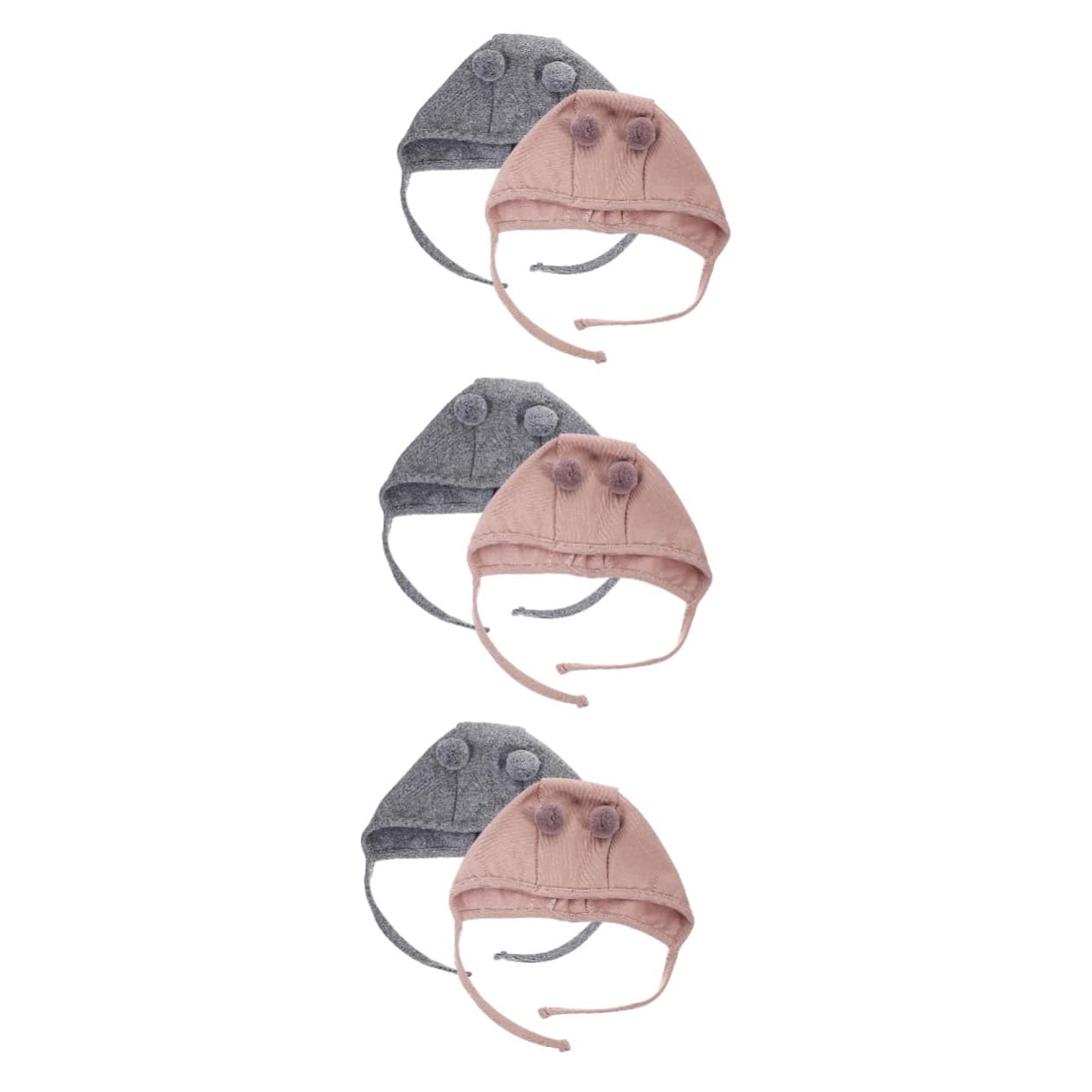 TOYANDONA 6 Pz Cappello da Bambino Cappelli Caldi Appena Nati Copricapo per Bambini Tiara Cappelli da Bambina Cappelli Appena Nati per Bambine Sezione Sottile Cappello Termico Infantile