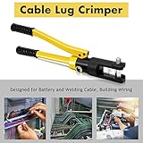 COSTWAY 16 Tons 11 Dies Hydraulic Crimper, 16-300mm² Electric Battery Cable Lug Terminal Hydraulic Crimper Tool with Carry Case - Image 9