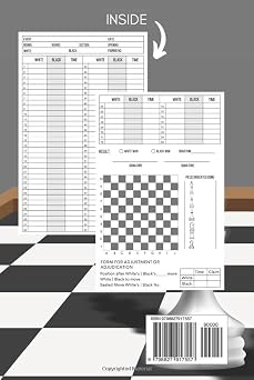 Chess Scorebook: Score Pads For Chess Players & Lovers