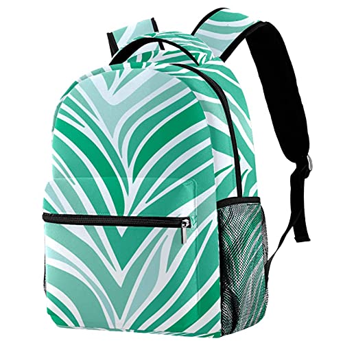 Sac à dos garçons et filles léopard vert pour ranger facilement la gourde et les affaires