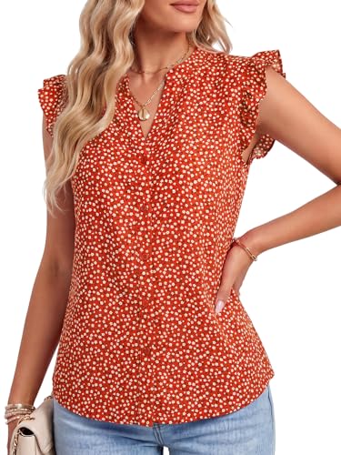 Image of Women's Dressy Striped V Neck Blouse