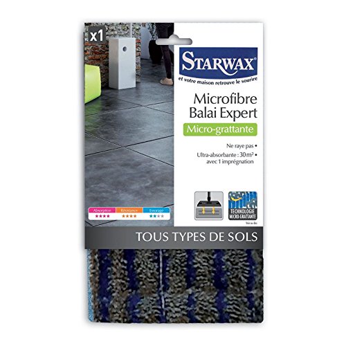 STARWAX HOUSSE MICROFIBRE MICRO GRATTANTE POUR BALAI EXPERT REF 1592
