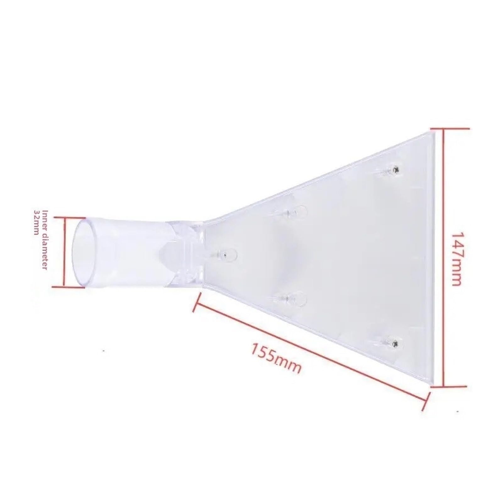 Accesorio De Limpieza De Tela De Sofá Transparente For Aspiradora, Máquina De Vapor For Alfombras, Diámetro Interior 32, Electrodomésticos(32 caliber squeegee)