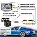QUICTO Car Backup Camera, Waterproof Ultra HD 12 LED Night Vision Rear View Camera, 170° Wide View Angle Long License Plate Frame Camera, Universal Cars, SUV, Trucks, RV