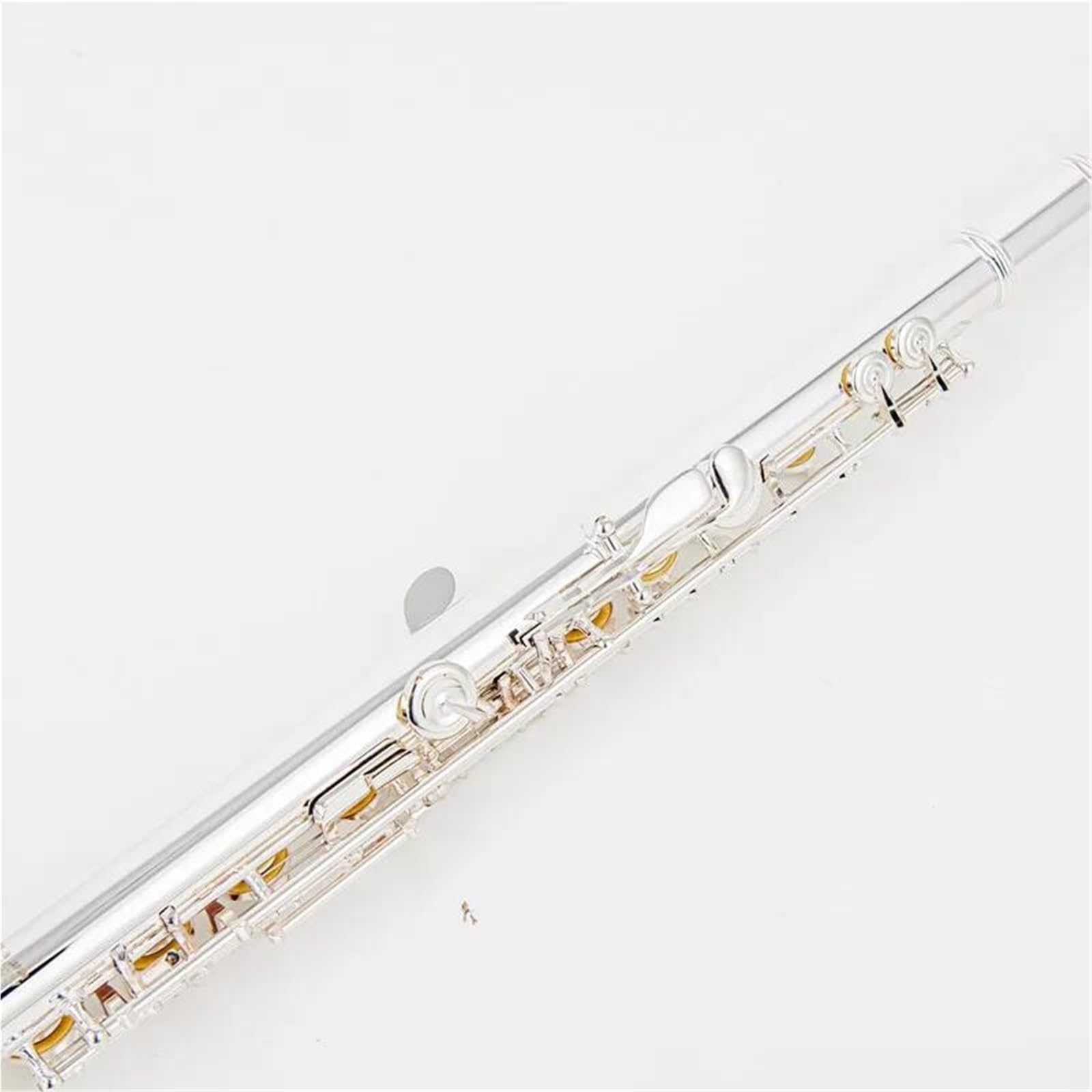 Flet posrebrzany profesjonalny miedź nikiel klucz C 17 otworów instrument z futerałem i akcesoriami profesjonal Flet