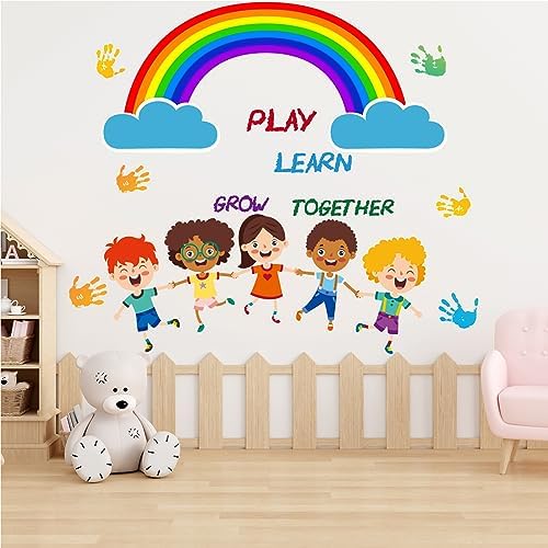 Colorful Inspirational Wall Decals for Kids Bedroom