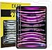 Price comparison product image MOBILE STUFF LIMITED [2-Pack] Screen Protector Compatible with iPad Pro 11 (2022/2021/2020), 4th/3rd/2nd Generation, 9H Tempered Glass Compatible with Apple Pencil and Face ID