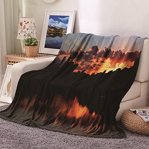 Couverture plaid en flannel KnSam 180x200cm grand format pour lit et canapé - 2