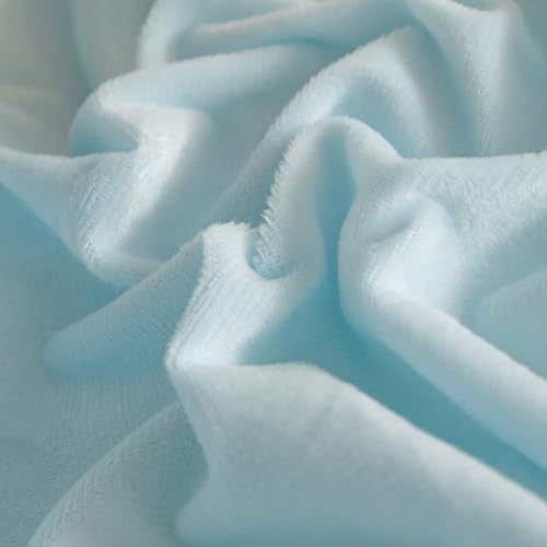 Miniatura 8 de HAIHUA Juego de funda de cobertor azul Tie Dye mullido, suave y esponjoso, de pelo sintético, Tie Dye, juego de cama tamaño Queen de 3 piezas (1