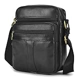 💁🏻‍♂️ Dimensioni Compatte: è la giusta dimensione per l'uso quotidiano con dimensioni intorno a Lunghezza x Altezza x Larghezza = 6,7 x 8,2 x 3,1 pollici o 17 x 21 x 8 cm. Questa borsa a Tracolla di Vacchetta può contenere tutto il necessario ogni giorno. È senza dubbio una borsa a tracolla molto compatta e portatile.