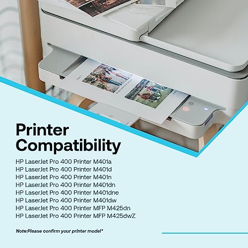 Exceptional MCYCOLOR 80A Toner Cartridge Black High Yield Compatible for HP 80A CF280X CF280A 80X use with HP Laserjet Pro 400 M410 M401D M401A M401N M401 Printer (2 Pack) - Image 2
