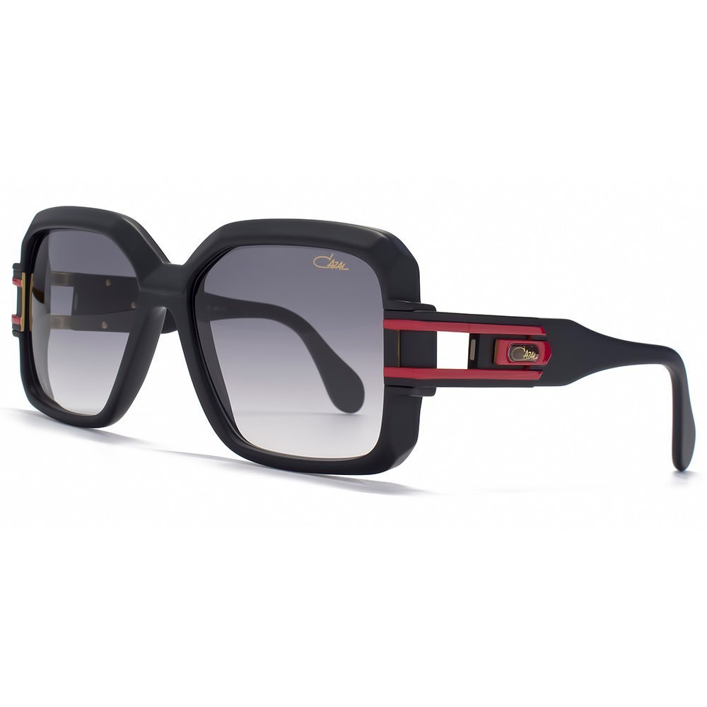 Cazal Legends 623 Sunglasses in Matte Black and Red