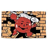 Kool Aid Man Funny Flag 3 * 5 Feet With Four Brass Buttonholes For Hanging Suitable For Indoor And Outdoor University Dormitory Party Tapestry