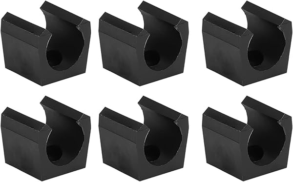 Alomejor 6 pcs Accessoires de Billard Support de Queue de Billard en Plastique Lot de 2 Jeux de Crampons pour Cues de Billard Professionnel et Amateur - 4