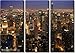 Produktbild Picture Sensations Framed Huge 3-Panel Modern City Art Chicago Skyline Giclee Canvas Art