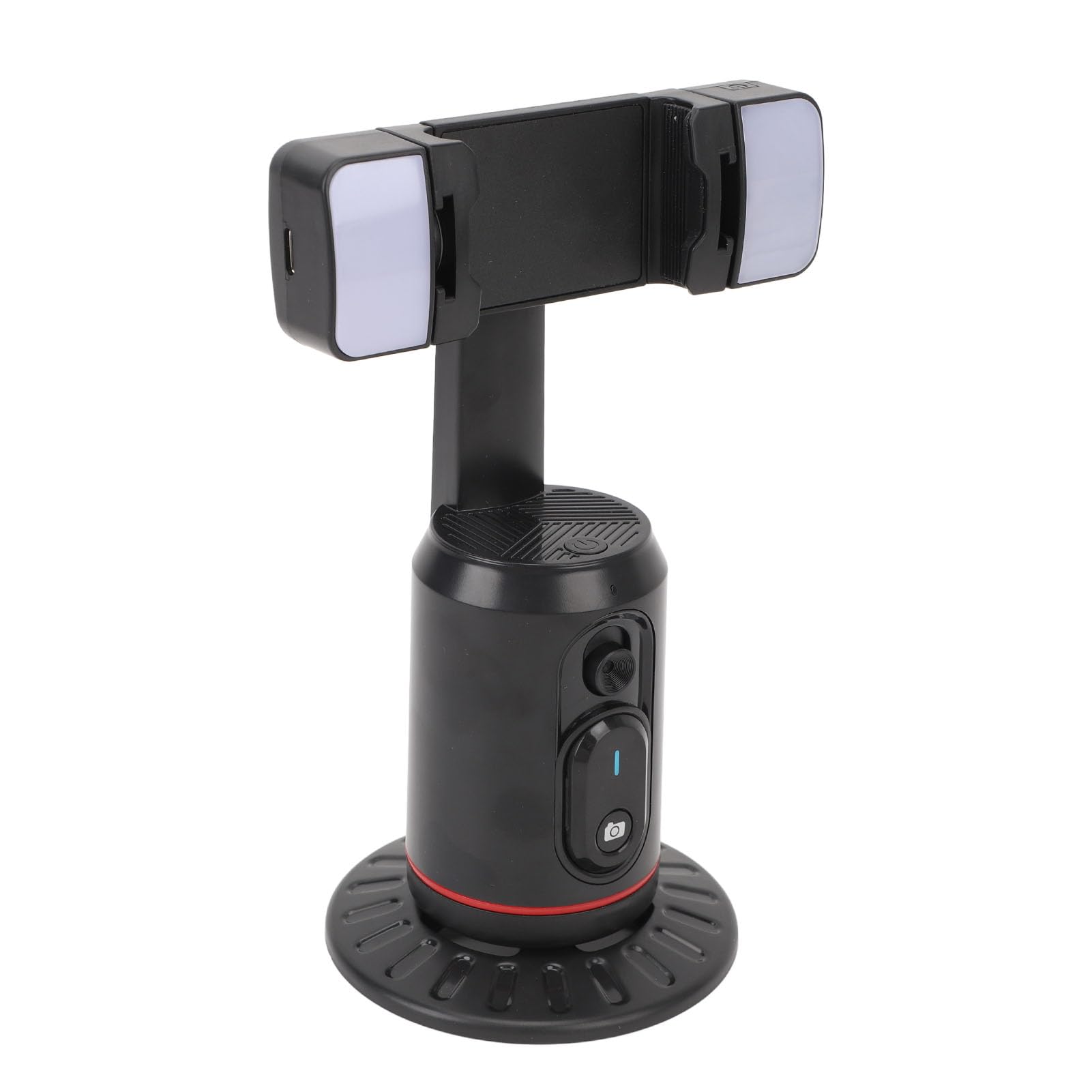Supporto per Telefono con Localizzazione Automatica, Supporto | Supporto per telefono intelligente in movimento con 2 luci di riempimento, per Vlog in streaming live, supporto per