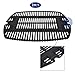 Utheer Cooking Grid Grate for Weber Q Series Gas Grills, Grill Replacement Parts for Weber, Matte Cast Iron (Medium)