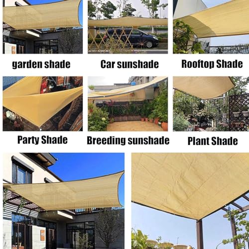 Toldo parasol con ojales de malla transpirable para jardín y balcón 6