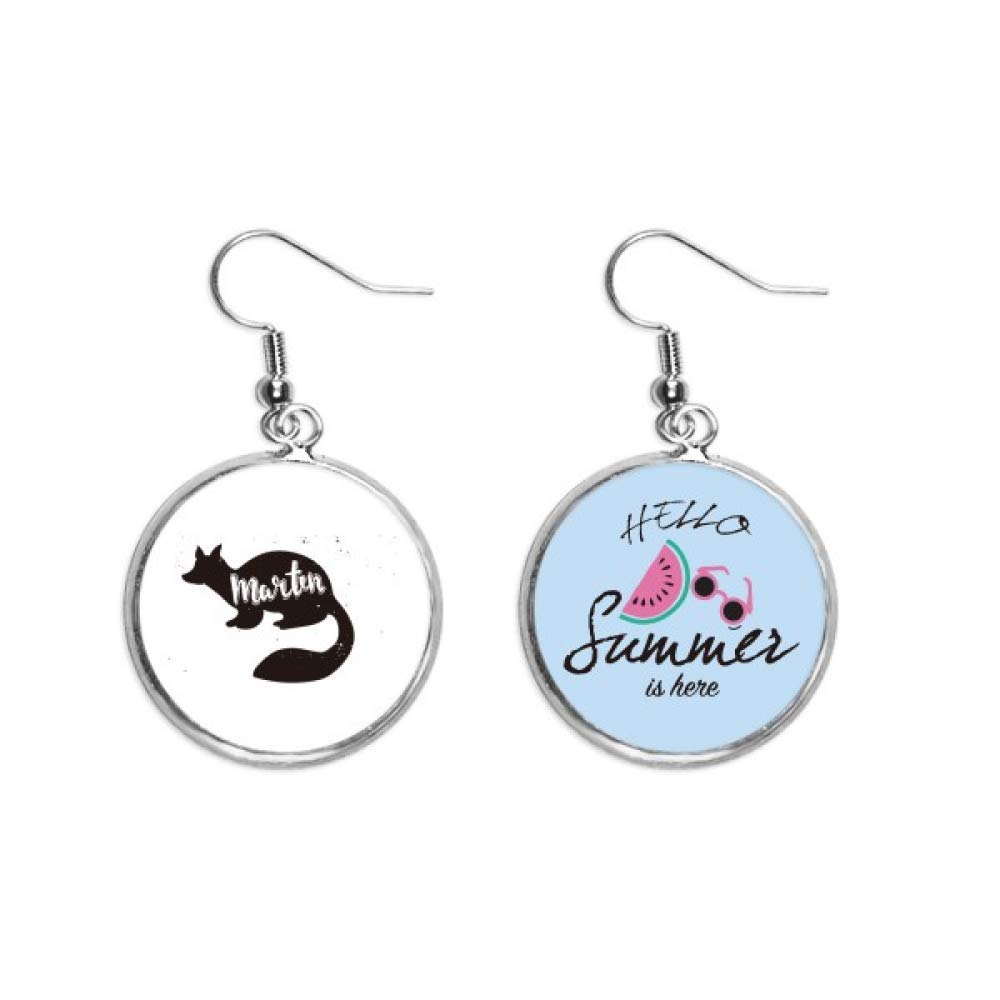 Pendientes de sandía estilo animal print para tus looks de playa 5