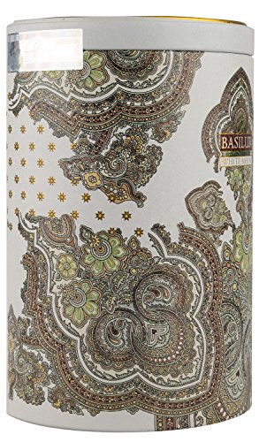Basilur Milk Oolong Chinese Green Leaf Tea "White Moon" Oriental Collection In The Metal Caddy 100G #TOP4