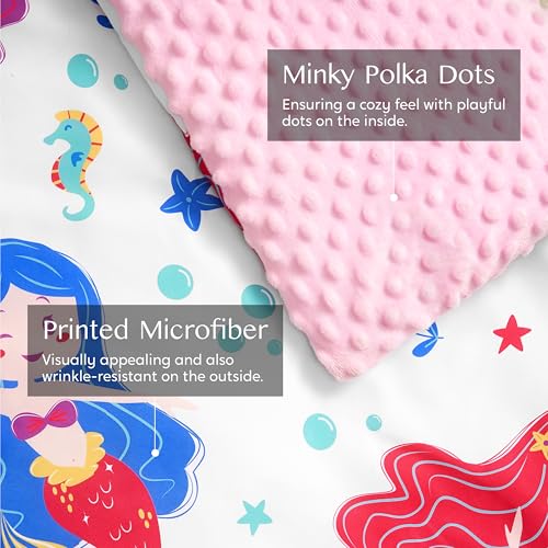 Image of JOIEDOMI Toddler Sleeping Bag for Kids 55''x30'' Nap Mat with Removable Pillow and Minky Blanket for Toddler Ages 3-7 Roll Up Soft Kids Sleeping Bag for Boys Girls Kindergarten Daycare Sleepover