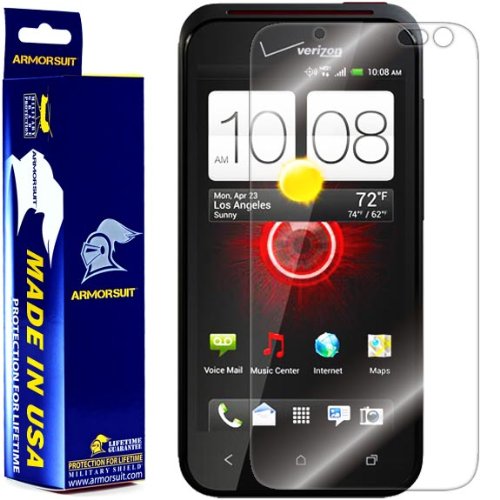 ArmorSuit MilitaryShield Screen Protector for HTC Droid Incredible 4G LTE - [Max Coverage] Anti-Bubble HD Clear Film