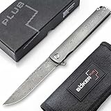 boker damast DESIGN MESSER - das klappbare EDC Damaszener Messer hat ein zeitloses Design, wird per Flipper geöffnet & arretiert sicher dank Framelock. Durch das leichte Gewicht von 40 g lässt sich das Gentleman Knife kaum spürbar in der Anzug-Tasche mitführen