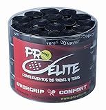 overgrips Pro Elite Confort Perforados Bote de 60 unds. (Negro)