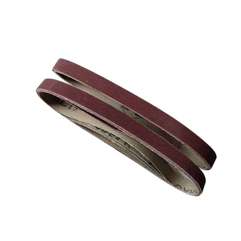 Szlifierka taśmowa, 5 szt. najwyższej jakości brązowych pasów ściernych korundowych, 1200 * 50 mm P60/400/600 Pasy ścierne do drewna(60)