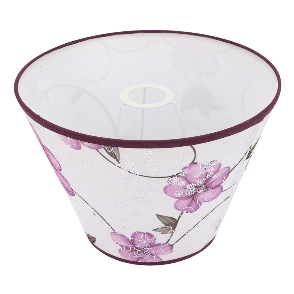 CWCQGH Flower Cloth Lamp Shade Desk Light Shade Bedside Lamp Cover Floor Lamp Shade