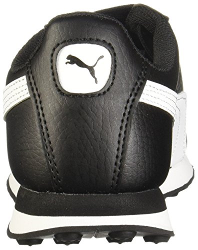 Puma Turin Jr. Black and White Tennis Shoes (4.5C)3