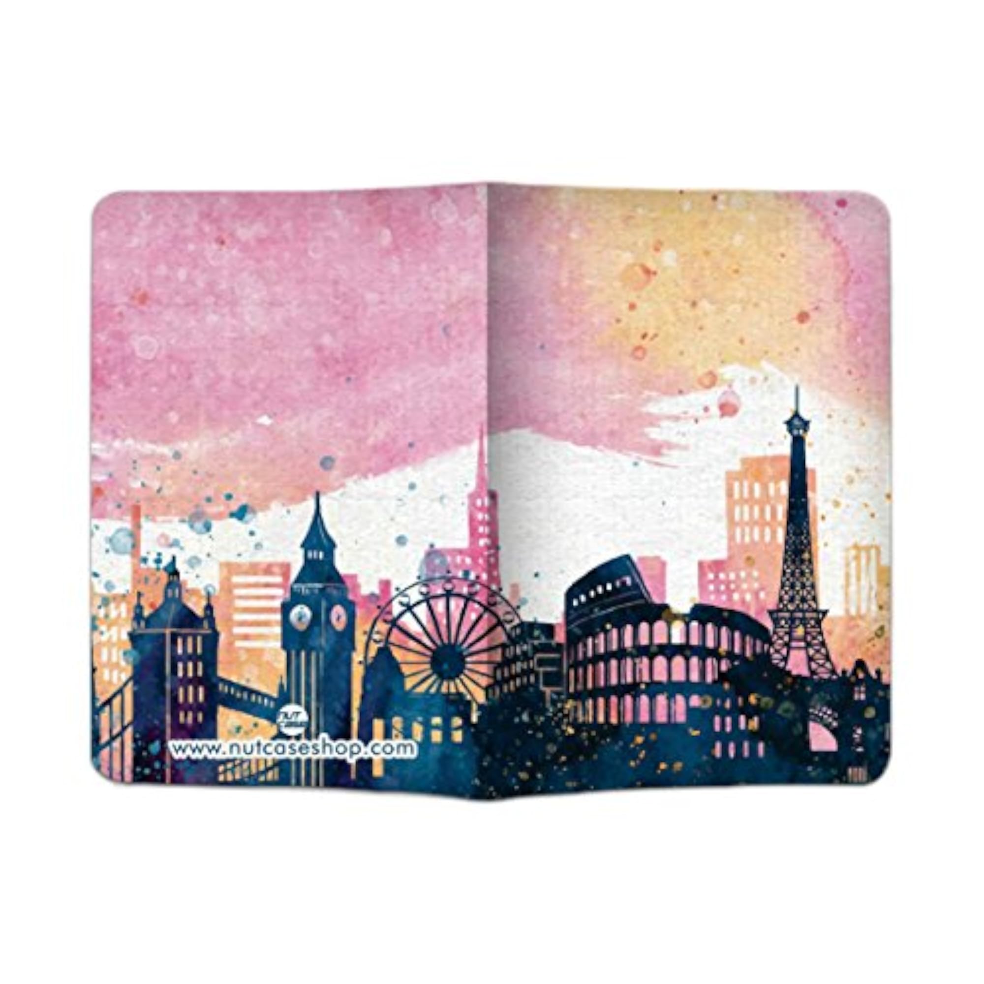 Designer Ciyt Art Passport Cover Holder for Travel